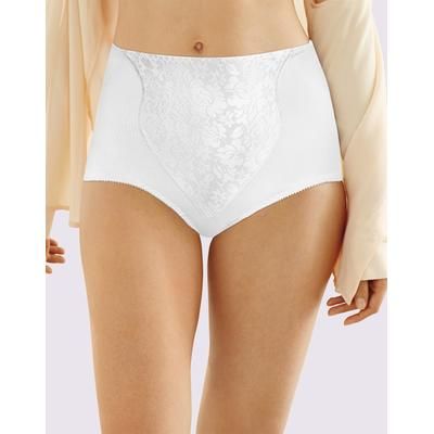 Bali Lace Panel Shaping Brief, 2-Pack 2 White M Women's