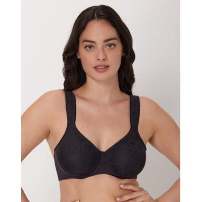 Bali's Coolest Smoothing Underwire Minimizer Bra Black Lace 34DD