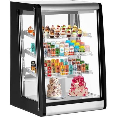 Garvee Countertop Refrigerated Display 5.2 Cu.Ft/146L Commercial Cake Display Refrigerator with Digital controller LED display LED Lighting Automatic