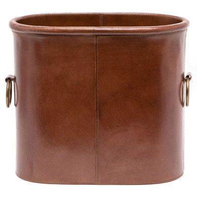 Pigeon and Poodle Ogden Modern Classic Tobacco Leather Magazine Holder