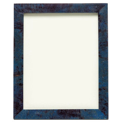 Pigeon And Poodle Colmar Coastal Beach Dark Blue Pen Shell Picture Frame - 8x10