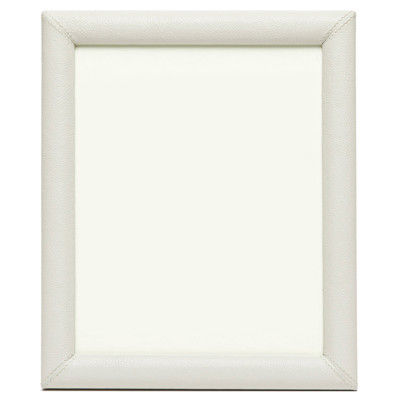 Pigeon And Poodle Eton Modern Classic Light Grey Leather Picture Frame - 8x10