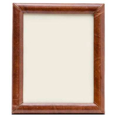 Pigeon And Poodle Eton Modern Classic Tobacco Leather Picture Frame - 8x10