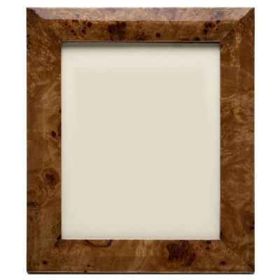 Pigeon And Poodle Narvik Rustic Dark Brown Burl Maple Veneer Picture Frame - 8x10