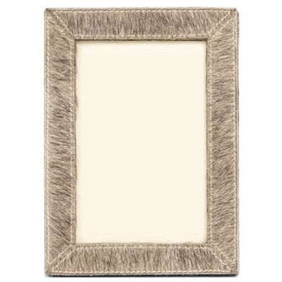 Pigeon And Poodle Verwood Rustic Lodge Grey Hides Pictrue Frame - 4x6