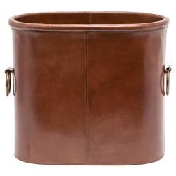 Pigeon and Poodle Ogden Modern Classic Tobacco Leather Magazine Holder