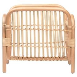 Pigeon and Poodle Makassar Coastal Beach Light Natural Rattan Magazine Holder