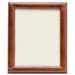 Pigeon And Poodle Eton Modern Classic Tobacco Leather Picture Frame - 8x10
