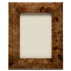 Pigeon And Poodle Narvik Rustic Dark Brown Burl Maple Veneer Picture Frame - 5x7