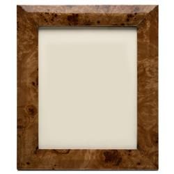 Pigeon And Poodle Narvik Rustic Dark Brown Burl Maple Veneer Picture Frame - 8x10