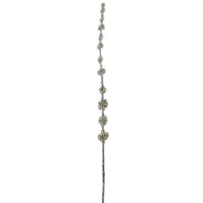 Vickerman 606353 - 29.5" Green Pom Pom Spray 6/Pk (FV194104) Home Office Picks and Sprays