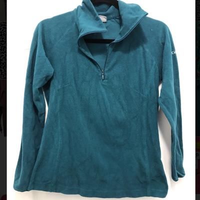 Columbia Sweaters | Green Columbia Fleece Half Zip | Color: Green | Size: S