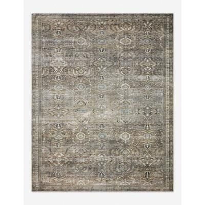 Amalia Rug, Antique and Moss, 2' x 5'