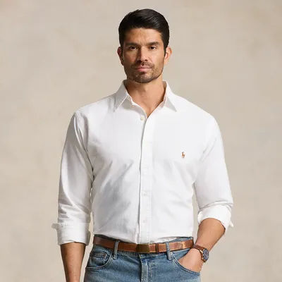 Ralph Lauren The Iconic Oxford Shirt in White - Size XL Tall