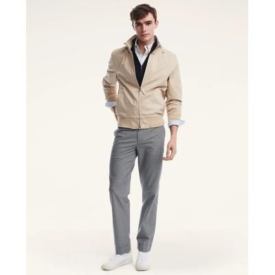 Brooks Brothers Men's Cotton Bomber Jacket | Dark Beige | Size 2XL