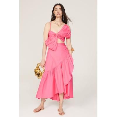 Ashley Park x RTR Pink Midi Skirt Pink