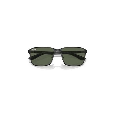 Ray-Ban Rb3721 Sunglasses Silver Frame Green Lenses 59-17
