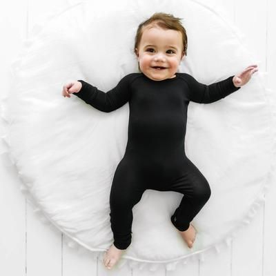 Black Crescent Zippy - 6-12 months