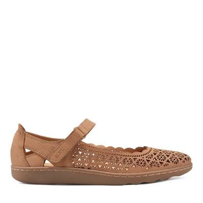 Womens Casual Shoe | Casual Shoes | earth® Lady Perforated Slip-On Ballet Flat | Size 6.5 | Earth Shoes