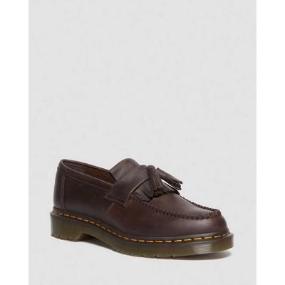Adrian Crazy Horse Leather Tassel Loafers