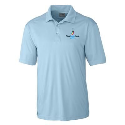 CLIQUE by Cutter & Buck Men's Extra Big Parma Embroidered Polo Shirt - Light Blue - 5XL