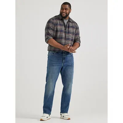 Lee Extreme Motion MVP Relaxed Straight Jeans King (Size 52 x 30)
