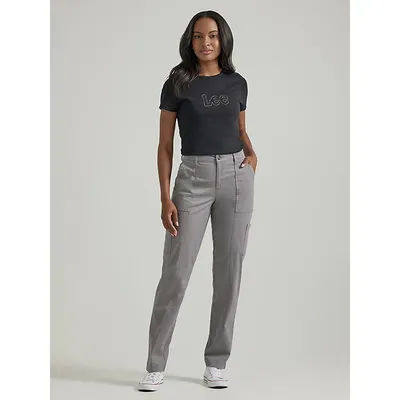 Lee Ultra Lux Comfort with Flex-to-Go Utility Pants HD Grey (Size 10 x 26 1x2 Inches (SP))