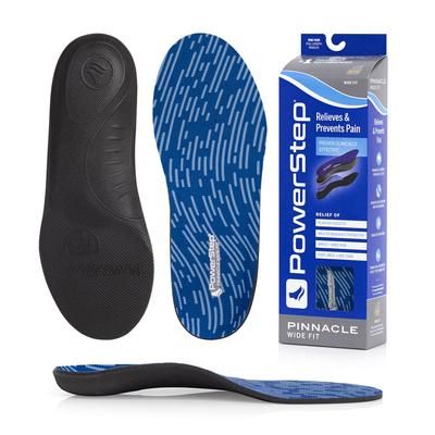 PowerStep Wide Insoles Wide Feet Arch Support Orthotic, Extra Wide