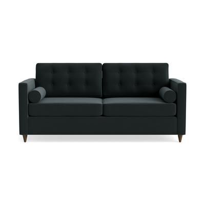 Braxton Sleeper Sofa Royale Gunmetal Standard Foam Black Mid-Century Modern