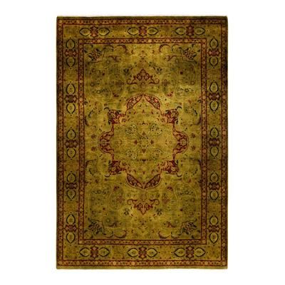 Bloomingdale's Fine Vibrance M1381 Area Rug, 4'2" x 6'1" - Gold