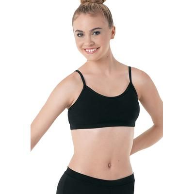 Capezio Basic Camisole Bra Top - Black - I - Dance Top TB102C