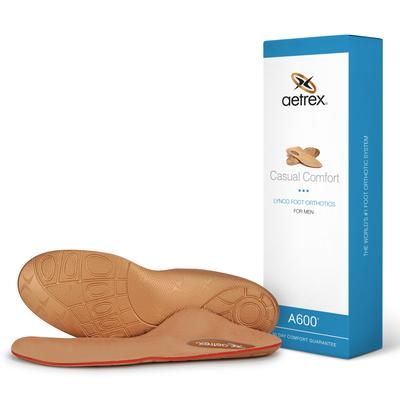 Aetrex Men's Casual Memory Foam Orthotics: Plantar Fasciitis, Flat Feet Relief