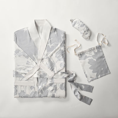 Camille Robe Set | Grey Blue | Robe Set | Z Gallerie | One size | Satin