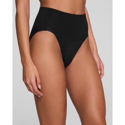 Spanx Women's SPANXsupersmooth® Undie-tectable Supima Cotton Hi-Leg Brief in Black