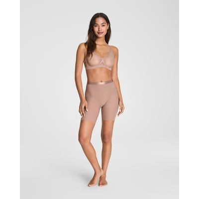 Spanx Women's SPANXsupersmooth® SheerSense Mid-Thigh Shorts in Cafe Au Lait