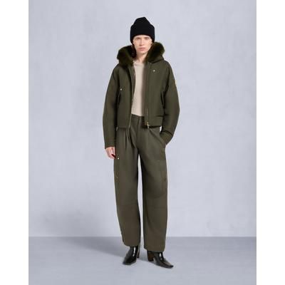 Moose Knuckles - Women's Gold Series Logan Shearling Trim Bomber Jacket