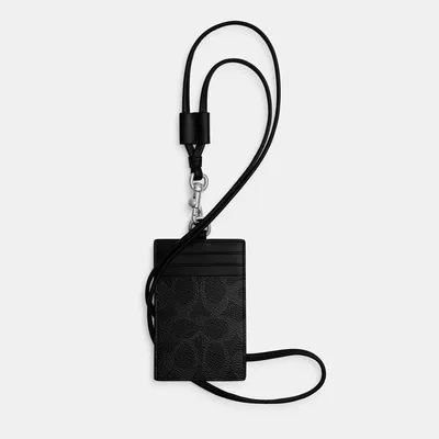 ID Lanyard In Signature Canvas