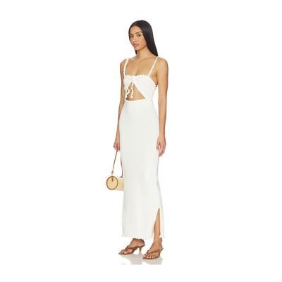 Lovers and Friends Kinslee Knit Maxi Dress in Ivory. - size M (also in XXS, XS, S, L, XL)