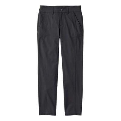 Women's Mountainside Slim-Leg Ankle Pants Black 16 Petite, Polyester Blend Synthetic L. L.Bean