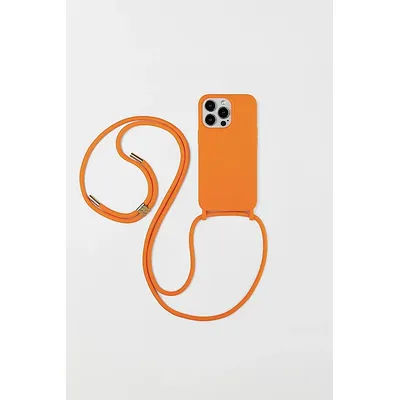 Cordée Cases Cairo iPhone Case + Crossbody Strap Set in Orange at Urban Outfitters