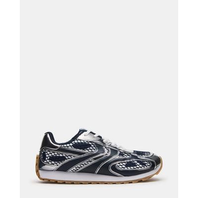 Steve Madden Men's Xylo Lace-Up Sneakers - Blue - Size 10 - Rubber