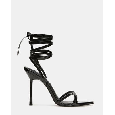 Steve Madden Women's Neri Lace-Up Heels - Black - Size 8.5 - Synthetic
