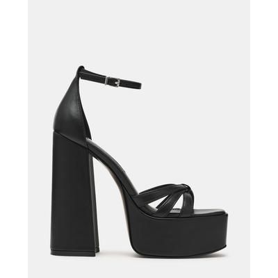 Steve Madden Women's Retro Block Heels - Black - Size 10 - Leather