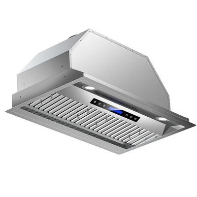 30 in. 600 CFM Convertible Insert Range Hood with Remote, Touch Control LCD, Long-Term Warranty in Stainless Steel
