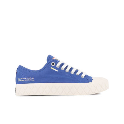Palladiumboots Unisex Palla Ace Cvs Org Retro Blue Low Top Sneaker