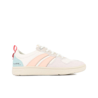 Palladiumboots Unisex Pallacup Flame Lth Cream White/peaskin Low Top Sneaker