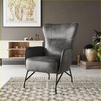 Watnature Light Gray Upholstered Accent Chair Modern Single Seat Side Chair for Living Room Bedroom Adult Seating one_size | C3P0RMHKEVD8