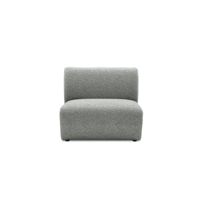 Auburn Modular Armless Sofa in Grey Performance Fabric by Castlery