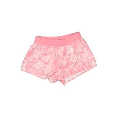 Gap Fit Shorts: Pink Hearts Pattern Bottoms - Size Medium