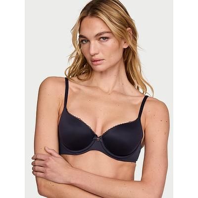 Body by Victoria Lightly Lined Smooth Demi Bra, Blue, 34C - Women's Bras - Victoria's Secret